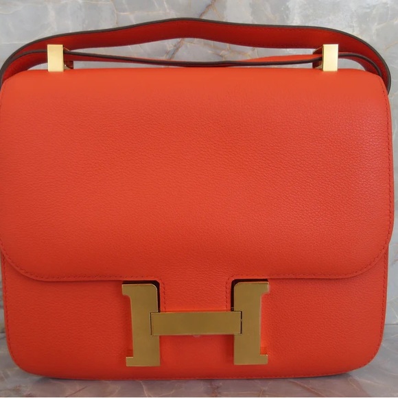 Handbags - Orange Designer Women's Bag